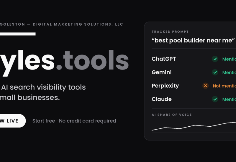 Kyle Eggleston Launches Kyles.tools, Free AI Search Tools for Small Businesses